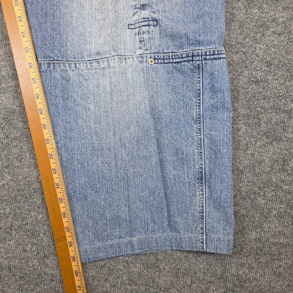 VTG Southpole Cargo Denim Jeans Mens 42W X 29L  Blue Baggy Y2K Hip Hop Loose Fit